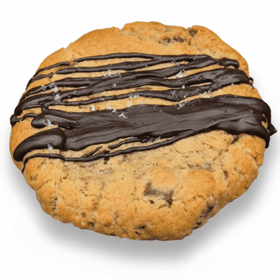 Cookie farcida de xocolata negra i sal