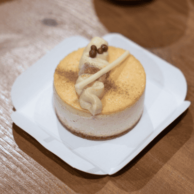 Cheesecake de poma al forn